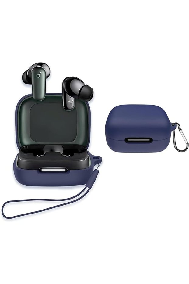 غطاء سيليكون لسماعات Soundcore p30i من Anker، غطاء ناعم مقاوم للصدمات.