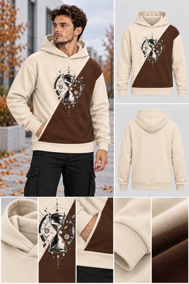 New Design Men's Hooded Sweatshirt