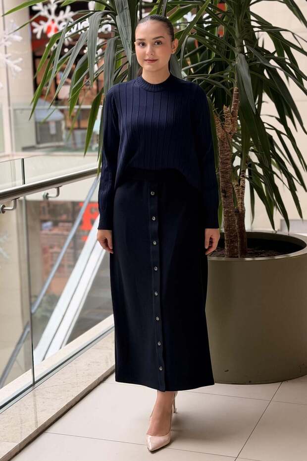 Missdalida Solid Color A-Line Skirt