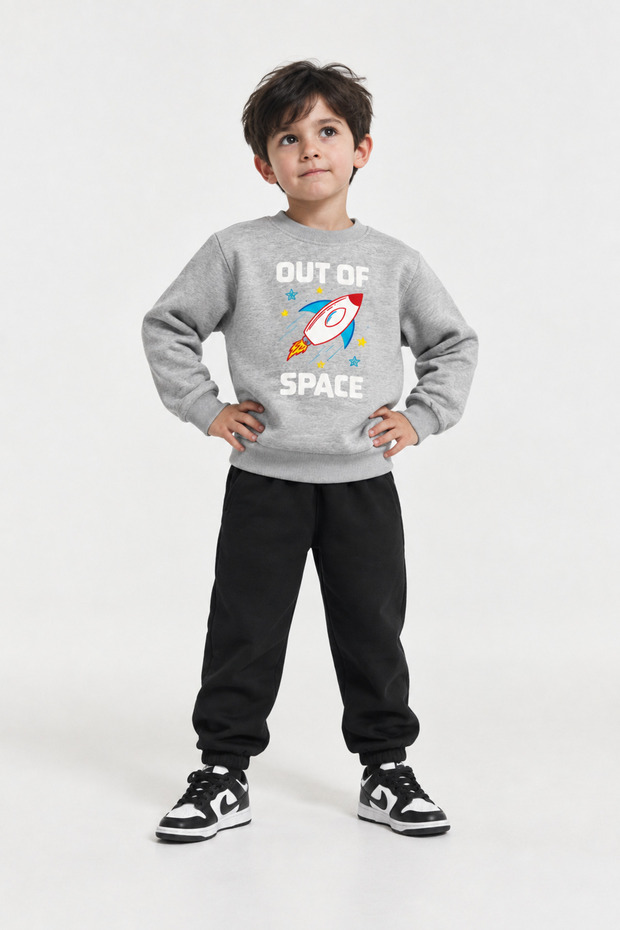 Boy's Fleece Printed Sweatshirt 2-5 Years