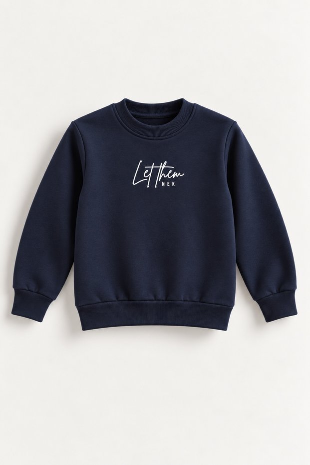 Boy's Fleece Printed Sweatshirt 6-9 Years Old
