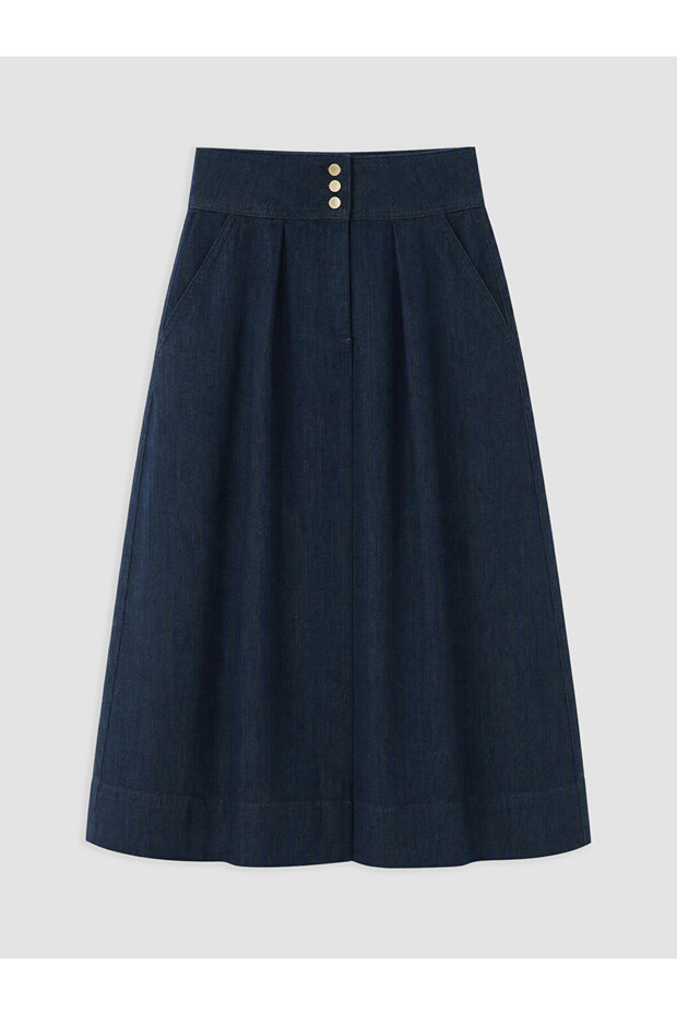 I High-Cut Jean Skirt from Freezen Store