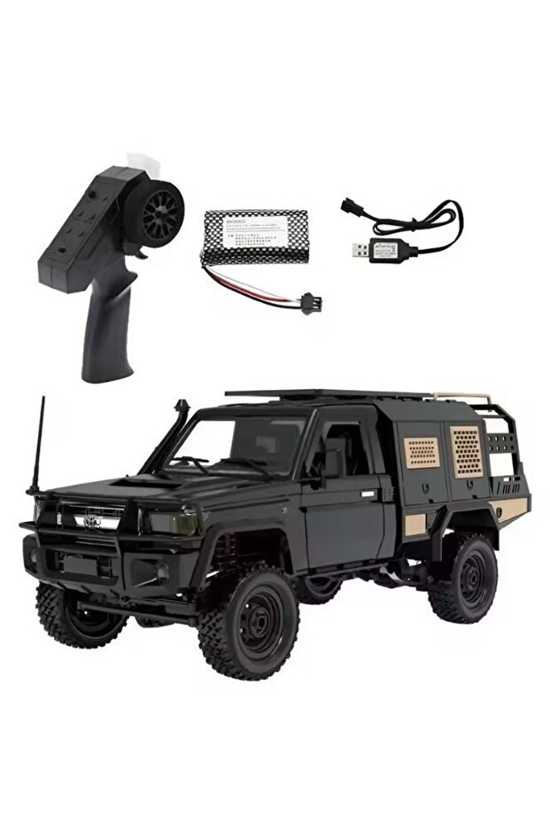 MN-82S RC Rock Crawler 1/12 Scale 4x4 Remote Control Off-Road Pickup Truck - 2.4GHz, Upgraded Chassis, Ready to Run (RTF)