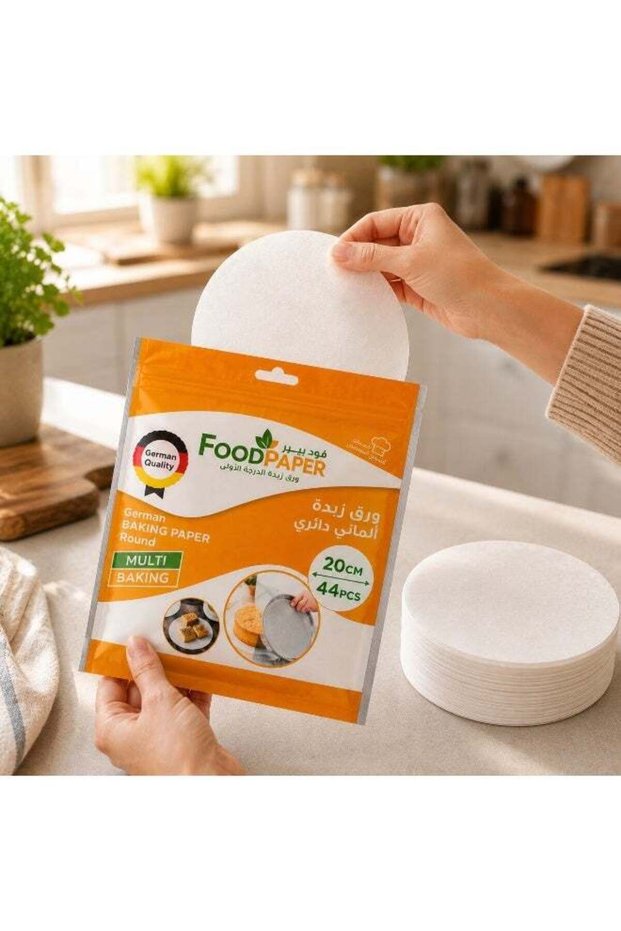 FOOD PAPER Round Parchment Paper for Baking 44 PCS