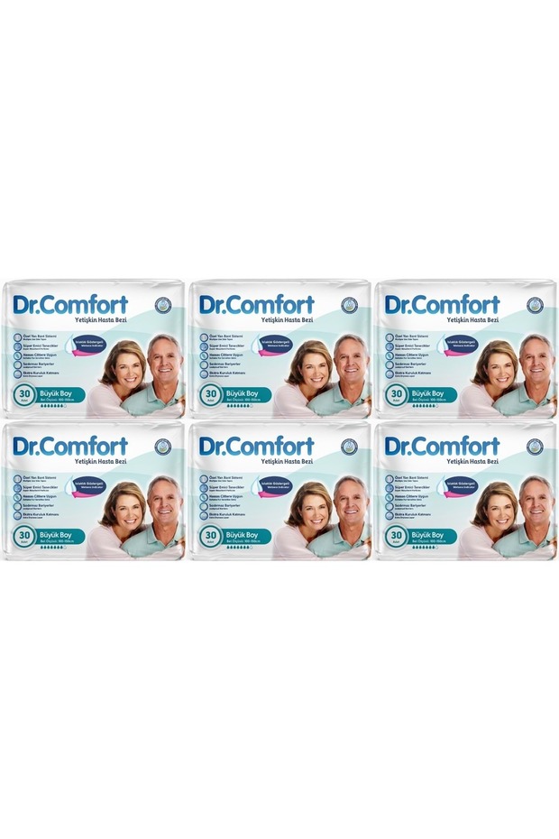 Adult Diapers with Waist Band and Textile Surface L - Large - Large 180 Pieces
