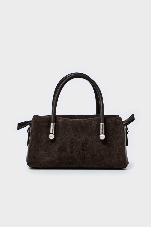 Genuine Suede Hand and Shoulder Bag