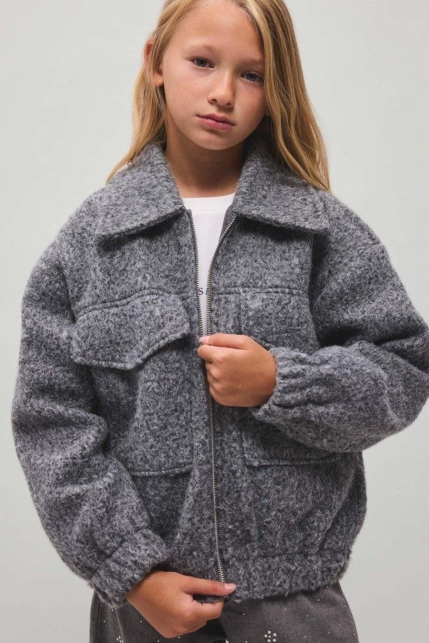 Girl's Jacket H3100A8/Gr436 Grey
