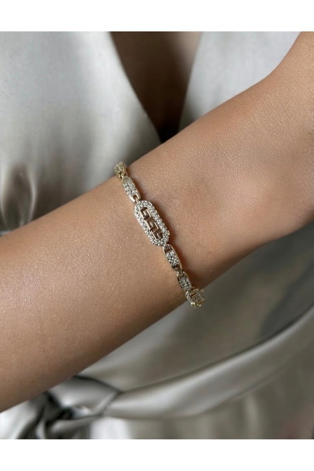Xuping Zircon Stone Thin Bracelet