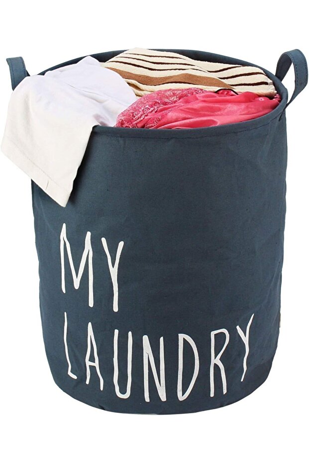 Foldable Large Cloth Laundry Hamper Basket with Double Handles