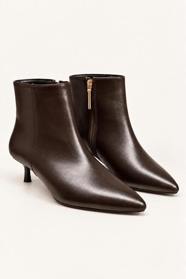 Women's Daily Stylish Elegant Stretch Form Kitten Heel Boots & Booties