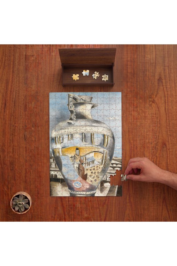 Florence Souvenir Design 240 Piece Wooden Puzzle in Wooden Box Pd01093