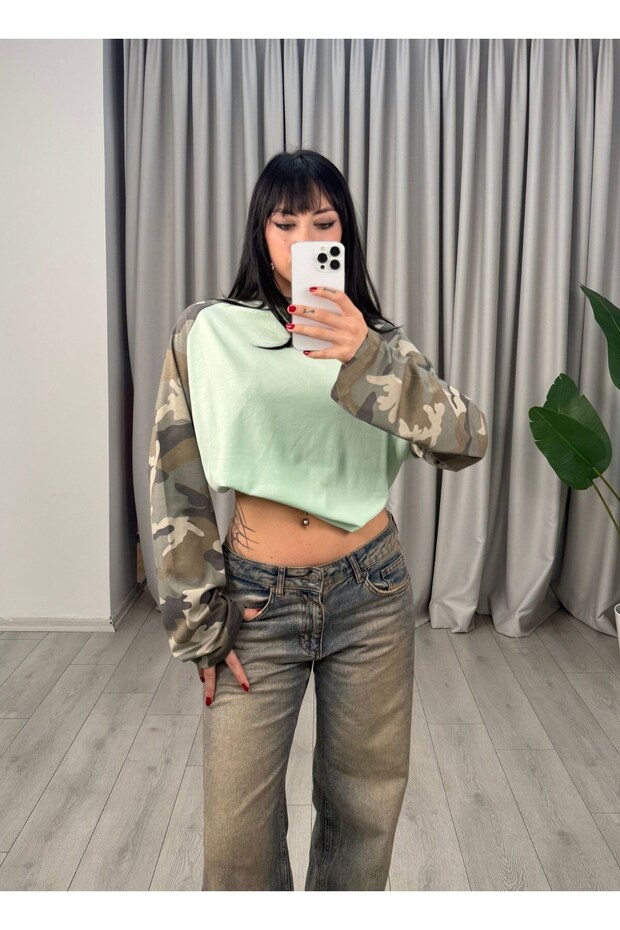 Selina Reglan Blouse Water Green
