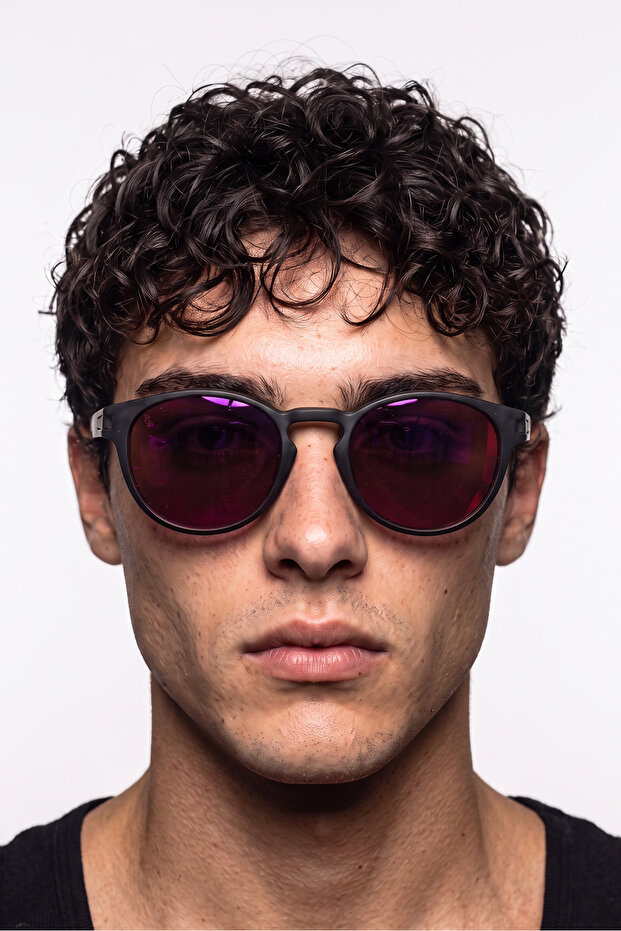 Veron Gray Pink Mirror Men's Sunglasses