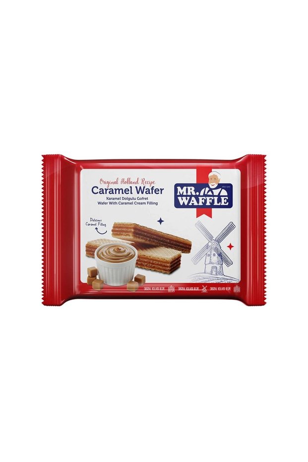 Mr Waffle Cookie Cream Wafer 40 g 12 Pieces