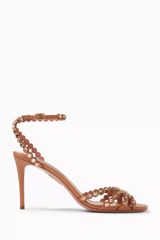 Tequila 85 Sandals in Metallic Leather