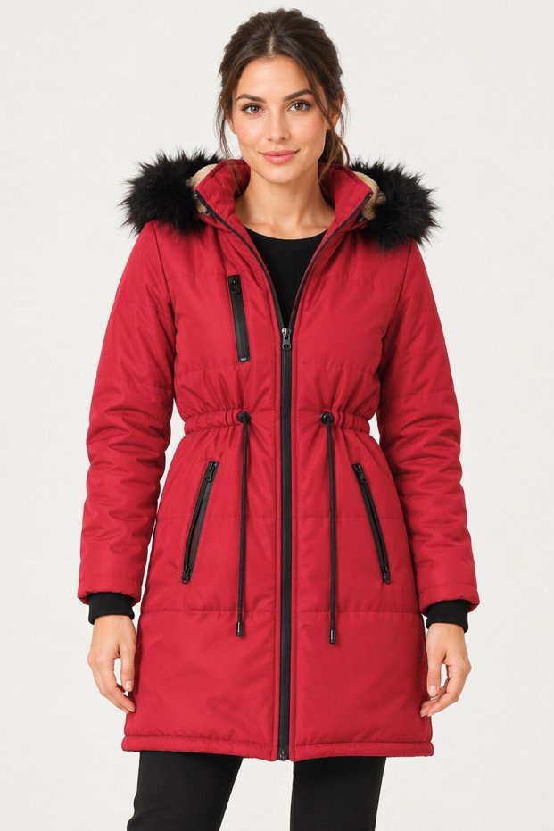 Z9762 Coat-Bordo-1