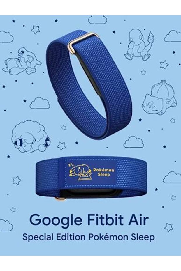 Fitbit Air Sleepy Blue Special Edition Pokemon Sleep Screenless Activity Tracker with Fitness