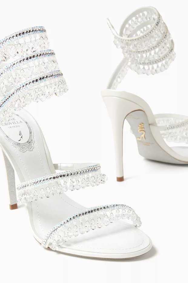 Chandelier 105 Sandals in Leather
