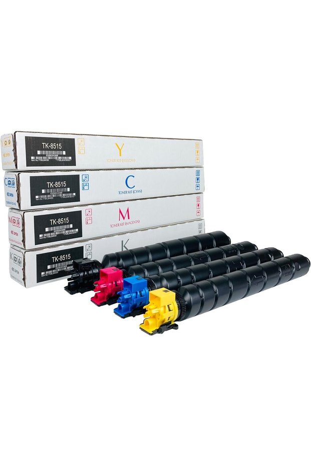 TK-8514 Set Toner Cartridge Replacement For TASKalfa 5006ci, 5007ci, 6006ci, 6007ci, 5057ci, 6057ci (Black Cyan Yellow Magenta)