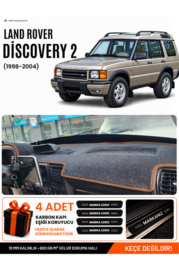 Land Rover Discovery 2 (1998-2004) Compatible Glove Box Cover, Glove Box Case - Black-Brown - Lr002