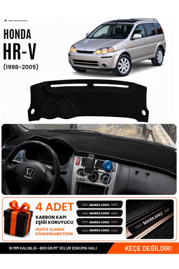 Honda Hr-V (1998-2005) Compatible Glove Box Protection, Glove Box Cover, Glove Box Case - Black - Ho018