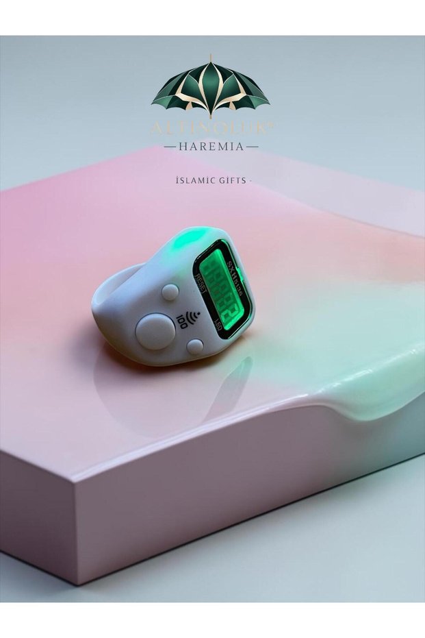 Led Mini Ring Zikirmatik Digital Zikir Counter with Alerts Every 100 Times