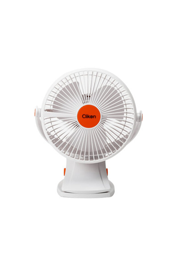 8 Inch Portable Rechargeable Fan with Smooth Airflow, 3 Speed Modes, 360° Horizont