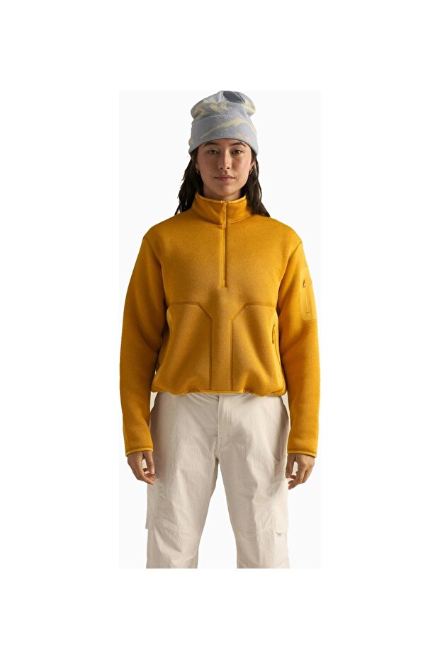Covert Half Zipper Fleece Women's Sweatshirt
