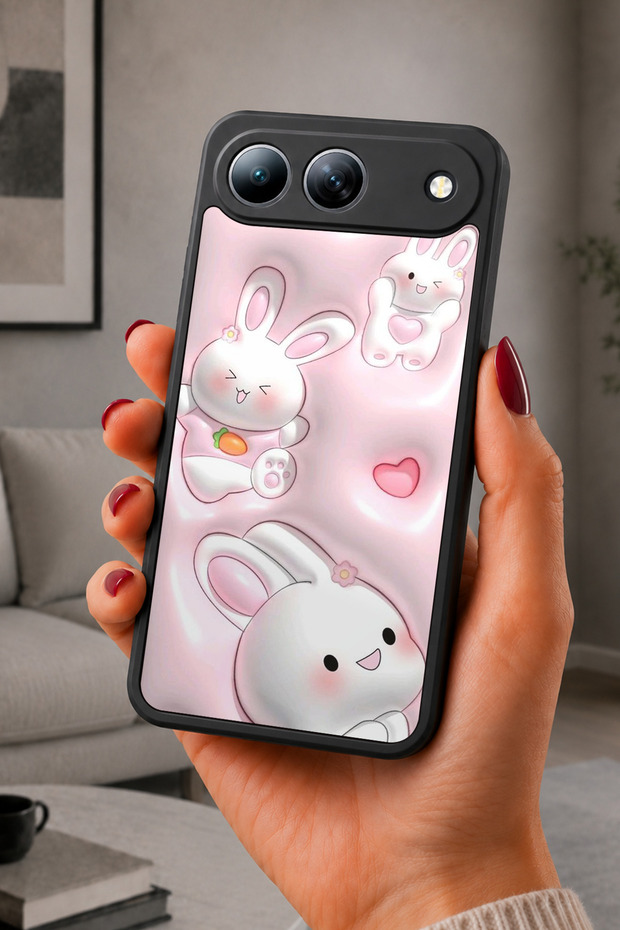 Spark 40 5g Compatible Printed, Matte Black, Soft Silicone, Protective, Shock Absorbing Cover, Case