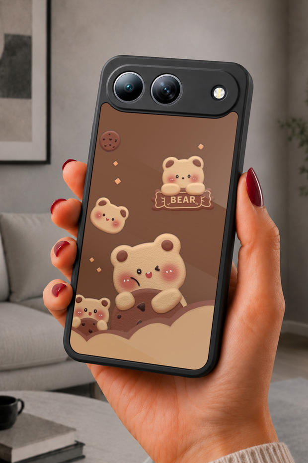 Spark 40 5g Compatible Printed, Matte Black, Soft Silicone, Protective, Shock Absorbing Cover, Case