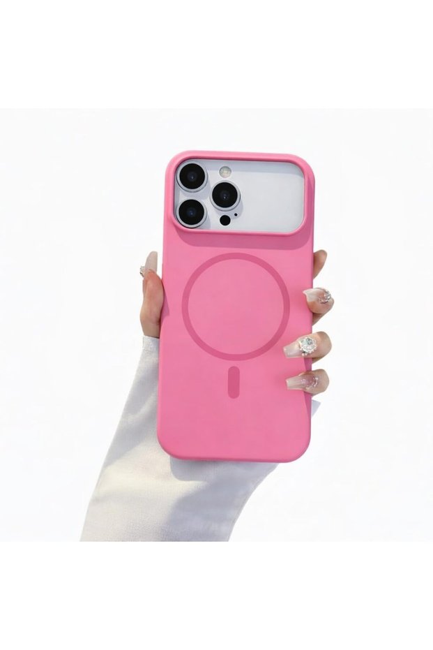 Magsafe Compatible with iPhone 18 Pro Max Silicone Strong Magnetic Ring Car Holder Compatible Silicone Protective Case Candy