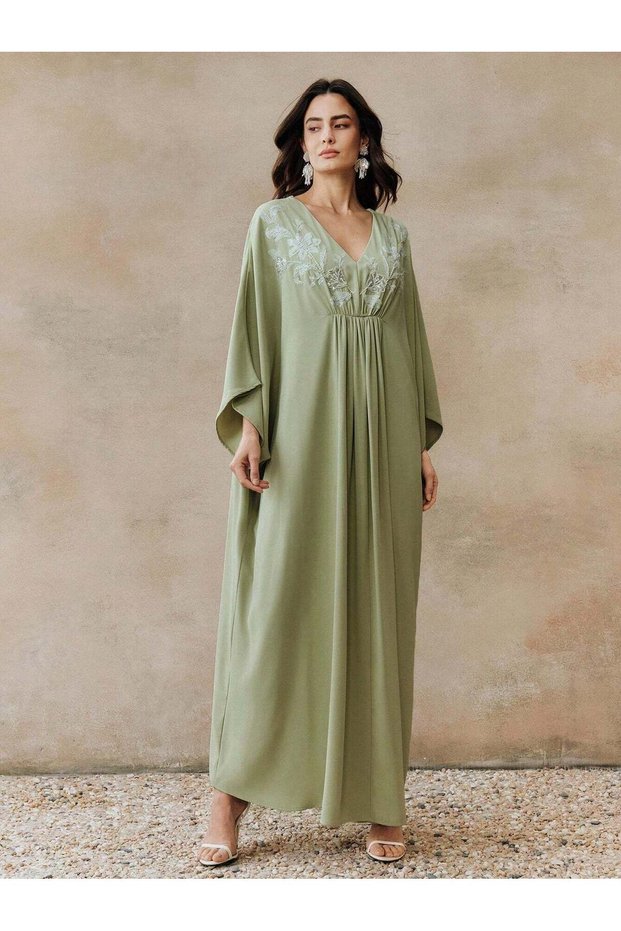 Rochie maxi, verde
