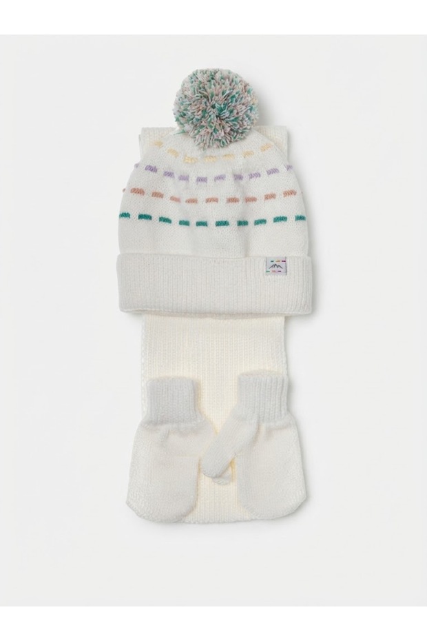 Fo 5193 Anı 3-Piece Scarf, Beanie, Glove Set