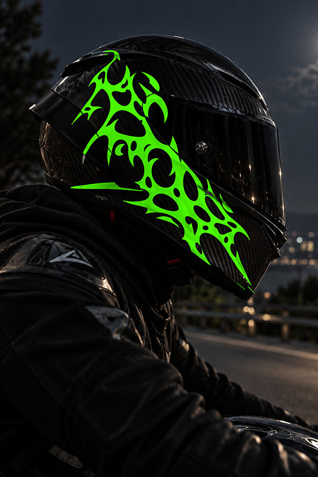 Gothic ultra tribal v1 sticker decal for helmet and motorcycle (1 piece)