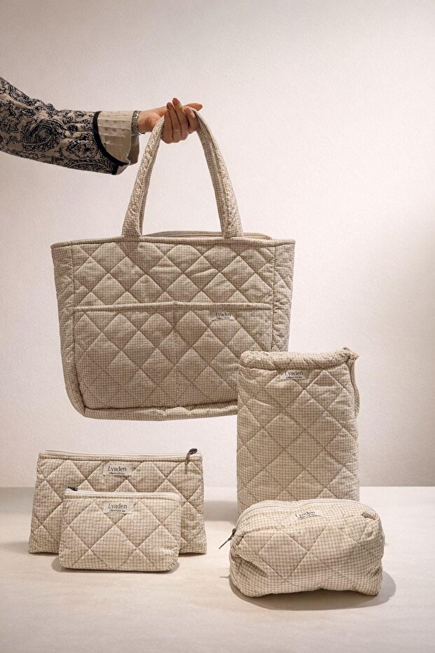 Soft Cream Çanta Set