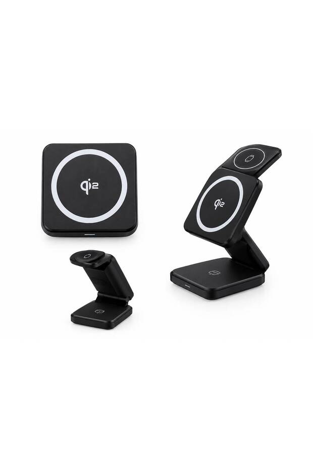 Incarcator wireless pliabil 3 in 1
