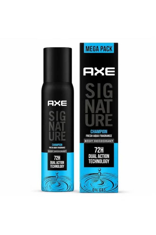 Signature Champion Body Deodorant for Men, Fresh Citrus & Woody Fragrance, Up to 72 Hours Odor