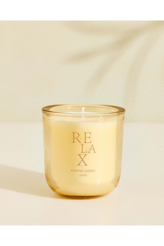 Amber Relax Scented Jar Candle 240g