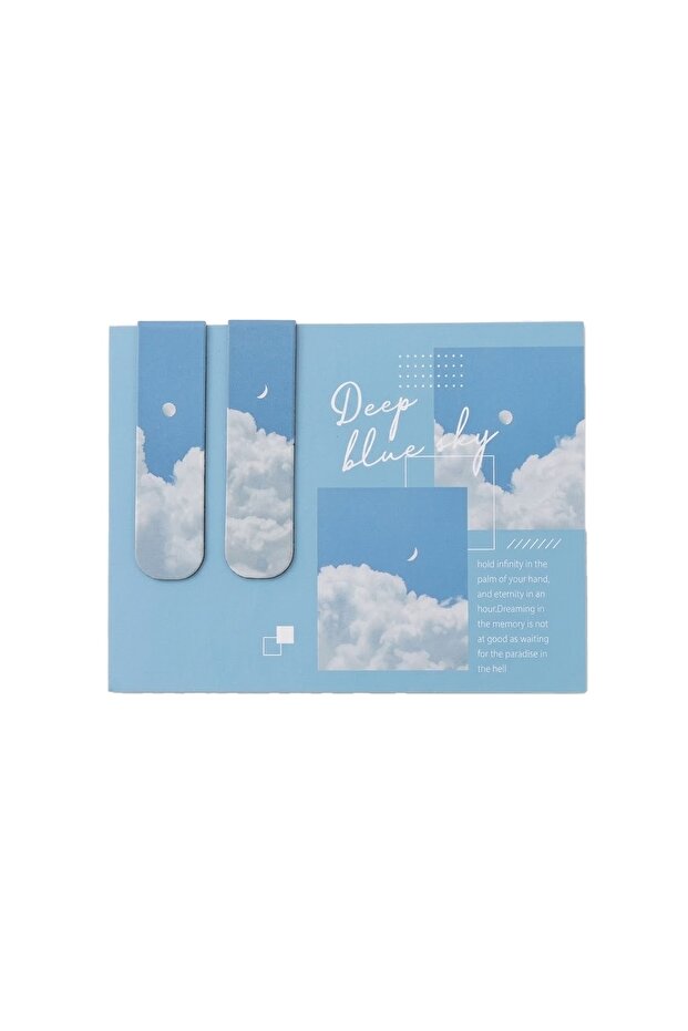 Magnetic Bookmark Blue 2-Pack