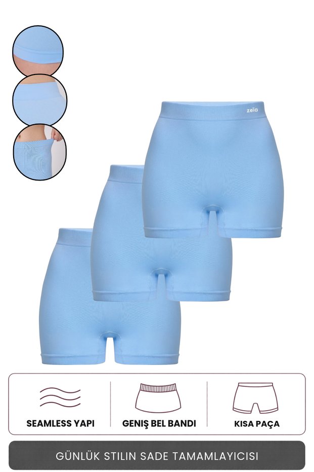 3-Pack Women's Comfort Enhancing Non-Marking Seamless Boxers