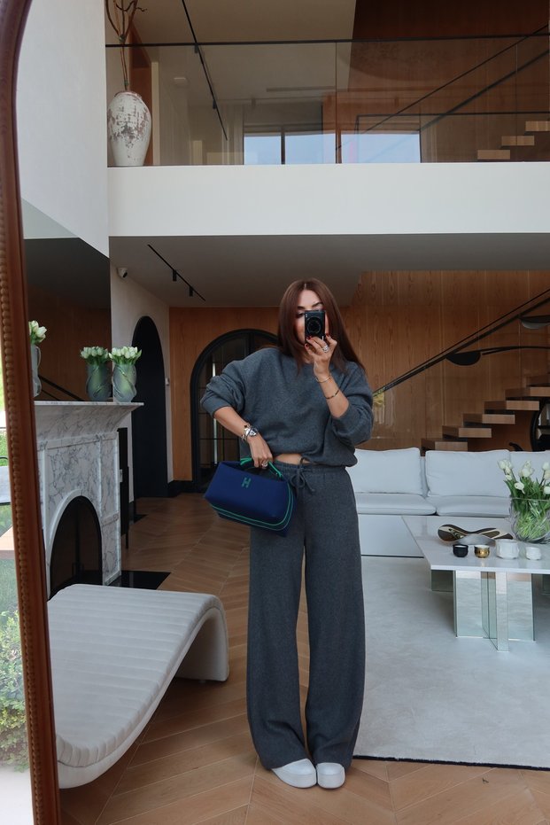 Knitwear Sweater Trouser Set