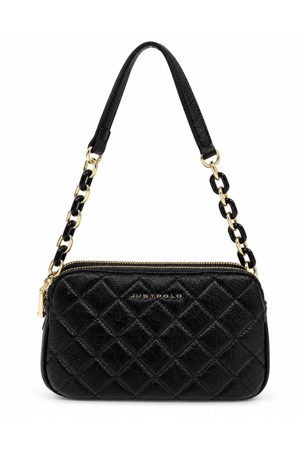 Chain Detailed Imported Women's Shoulder Bag a Quality