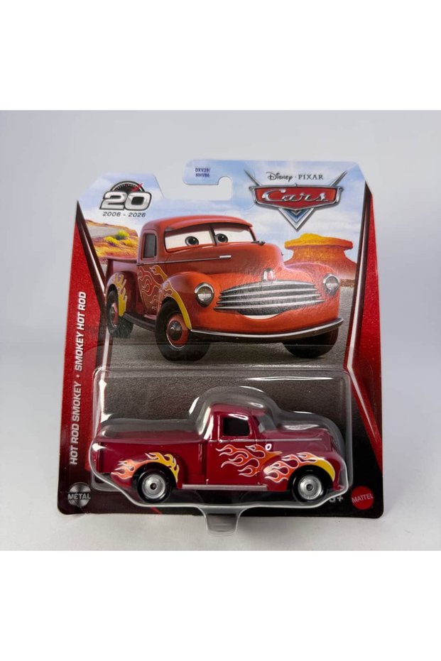 Disney Pixar Hot Rod Smokey 20Th Anniversary Model Car Dxv29