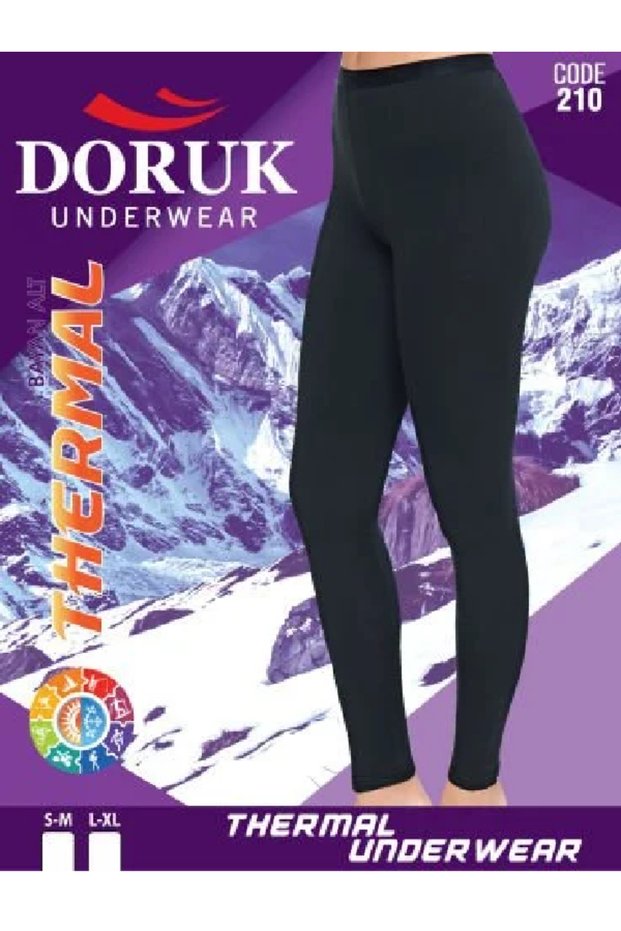 Doruk Thermal Bottom - Women's Winter Underwear and Warm Thermal Leggings
