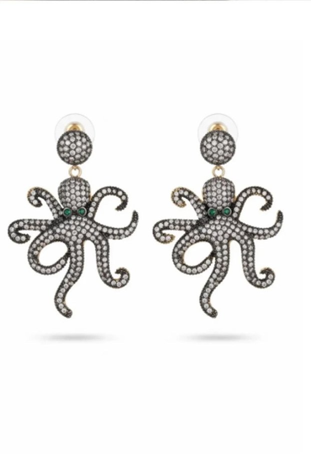 Octopus Stone Women's Earrings
