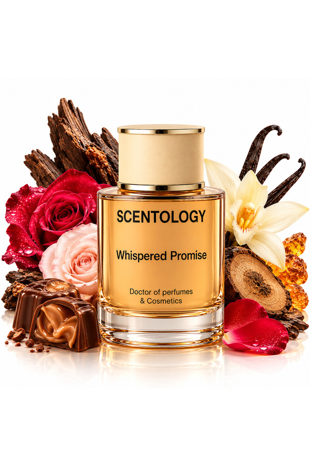 Scentology Whispered Promise Eau de Parfum Unisex – Sweet Oud Vanilla Rose Fragrance