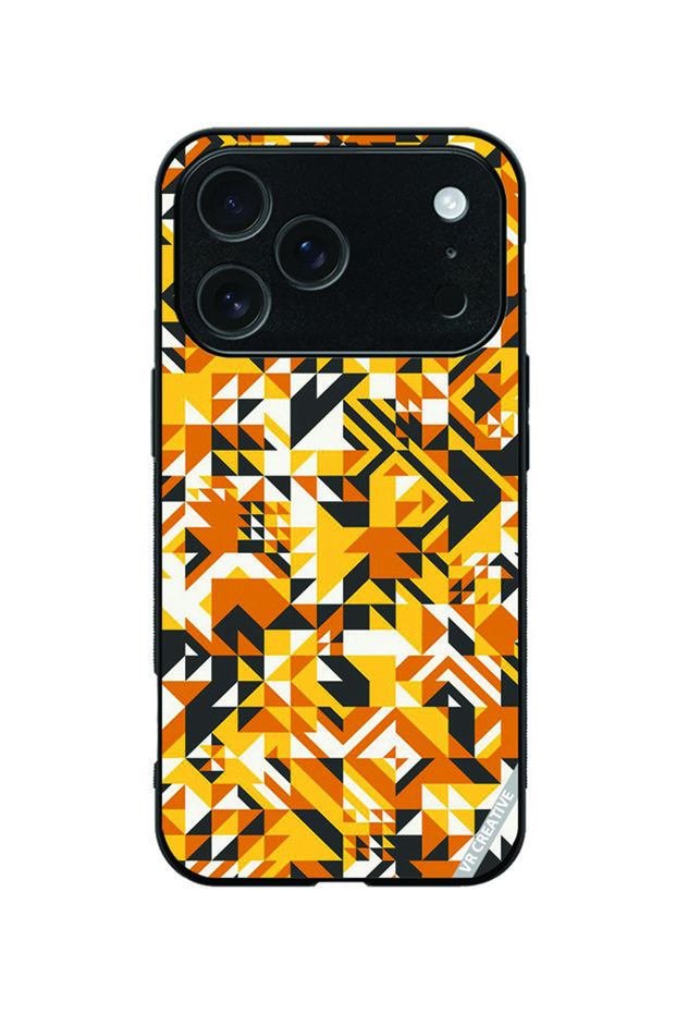 Protective Case Cover For Apple iPhone 18 Pro Geometrical Design Multicolour