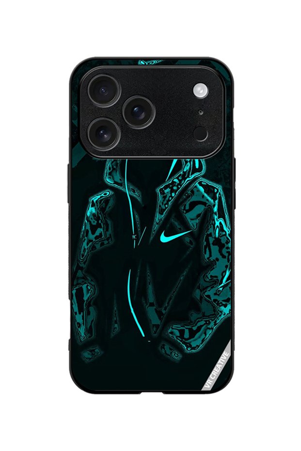 Protective Case Cover For Apple iPhone 18 Pro Mask Guy In Green Jacket Design Multicolour