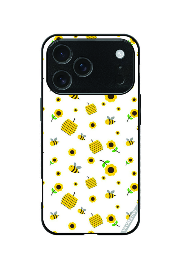 Protective Case Cover For Apple iPhone 18 Pro Honeybee Design Multicolour