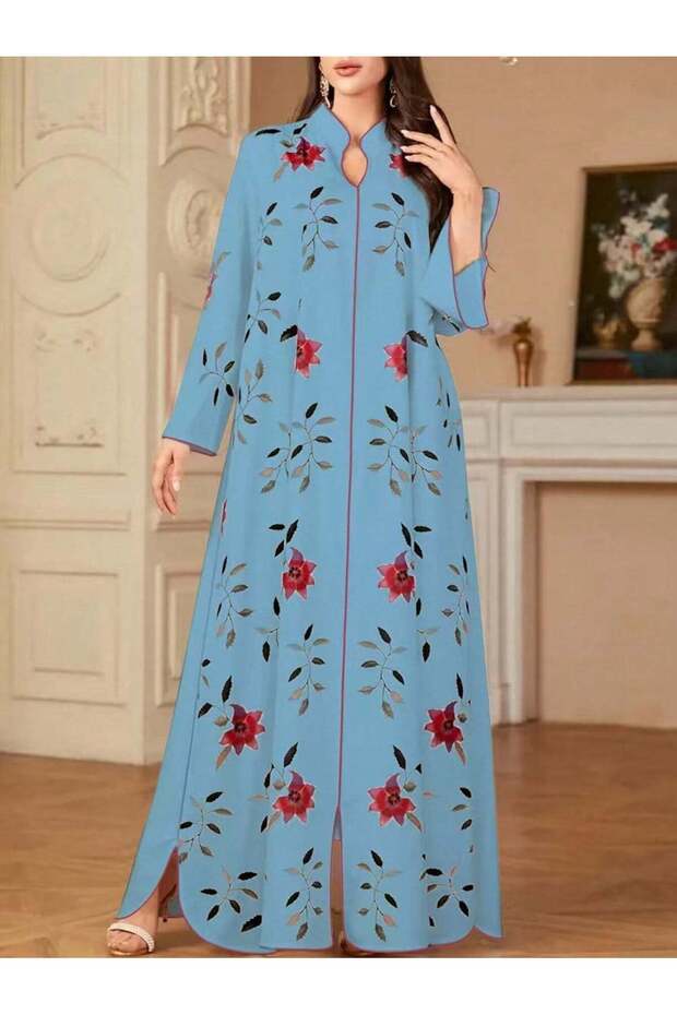 Рокля, синя